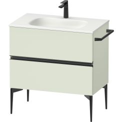 Duravit Sivida dulap 81x47.7x59.2 cm sub chiuveta pe perete negru-verde SV46510BDHH0000