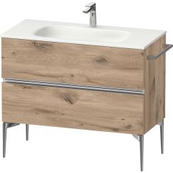 Duravit Sivida dulap 101x47.4x59.2 cm sub chiuveta pe perete stejar-crom SV4652010550000