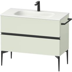 Duravit Sivida dulap 101x47.7x59.2 cm sub chiuveta pe perete negru-verde SV46520BDHH0000