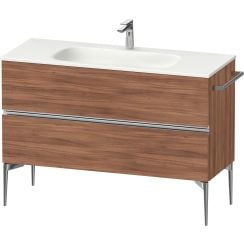 Duravit Sivida dulap 121x47.7x59.2 cm sub chiuveta pe perete nucă-crom SV4653010790000