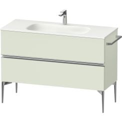 Duravit Sivida dulap 121x47.7x59.2 cm sub chiuveta pe perete verde-crom SV4653010HH0000