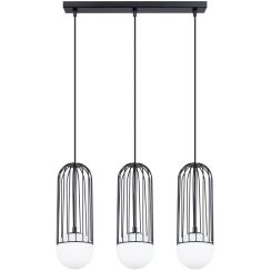 Sollux Lighting Brina lampă suspendată 3x8 W negru SL.1334