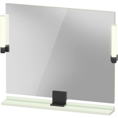Duravit Sivida oglindă 85x65 cm dreptunghiular cu iluminare negru-verde SV74220BDHH0000