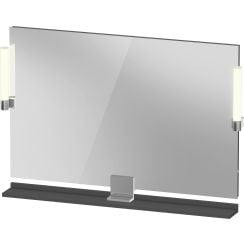 Duravit Sivida oglindă 105x65 cm dreptunghiular cu iluminare crom-grafit SV7423010490000