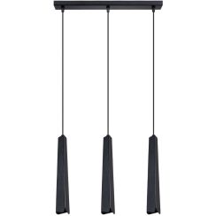 Sollux Lighting Prysm lampă suspendată 3x8 W negru SL.1402