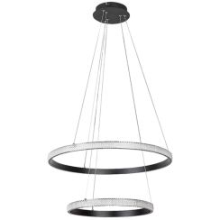 Rabalux Grete lampă suspendată x60 W alb-negru 72259
