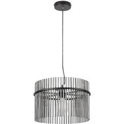 Rabalux Inesa lampă suspendată 1x40 W negru-fumuriu 72261