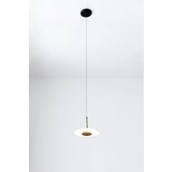 Mantra Orion lampă suspendată 1x8 W negru-alamă 7305