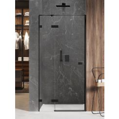 New Trendy Avexa Black uși de duș 130 cm înclinabilă negru mat/sticlă transparentă EXK-1556