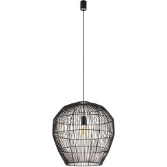 Nowodvorski Lighting Haiti lampă suspendată 1x25 W negru 11168