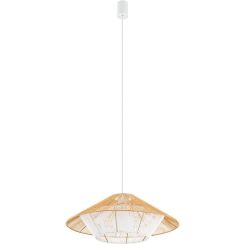 Nowodvorski Lighting Japandi lampă suspendată 1x25 W alb-lemn 11157