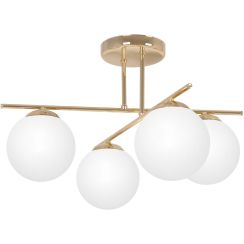 Kaja Rea lampă de tavan 4x10 W alb-auriu K-5423