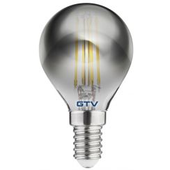 GTV Smoked bec cu led 1x4 W 270 K E14 LD-G45FP4-30