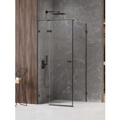 New Trendy Avexa Black XR cabină de duș 110x80 cm dreptunghiular negru mat/sticlă transparentă EXK-6853