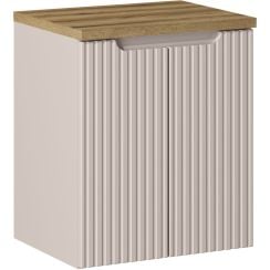 Set dulap Comad Nova Cashmere NOVA CASHMERE 82-50-2D, blat Comad Nova Oak NOVA OAK A 89-50