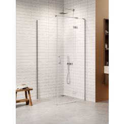 New Trendy Nesta Black cabină de duș 120x90 cm dreptunghiular negru /sticlă transparentă K-3722