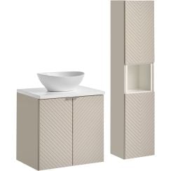 Set dulap Comad Viva Cashmere VIVA CASHMERE 82-60-2D, dulap Comad Viva Cashmere VIVA CASHMERE 80-03-2D, NOVA WHITE 89-60, UN-LOLA-GW