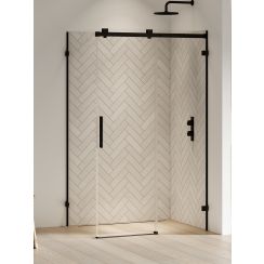 New Trendy Softi X Black cabină de duș 140x100 cm dreptunghiular negru mat/sticlă transparentă EXK-5420