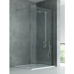 New Trendy New Modus perete cabină de duș walk-in 130 cm crom luciu/sticla transparentă EXK-5463