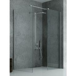 New Trendy New Modus cabină de duș walk-in 150x90 cm dreptunghiular crom luciu/sticlă transparentă EXK-5521