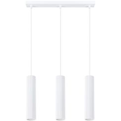 Sollux Lighting Karbon lampă suspendată 3x10 W alb SL.1537