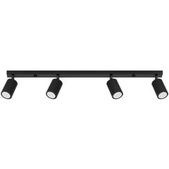 Sollux Lighting Karbon lampă de tavan 4x10 W negru SL.1584