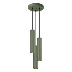 Sollux Lighting Karbon lampă suspendată 3x10 W verde SL.1614