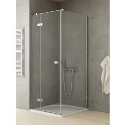 New Trendy Reflexa cabină de duș 110x100 cm dreptunghiular crom luciu/sticlă transparentă EXK-5134