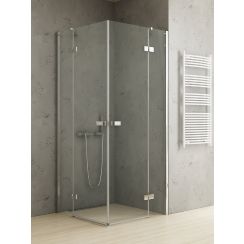 New Trendy Reflexa cabină de duș 100x90 cm dreptunghiular crom luciu/sticlă transparentă EXK-5173
