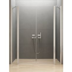 New Trendy New Soleo uși de duș 110 cm înclinabilă crom luciu/sticlă transparentă D-0255A