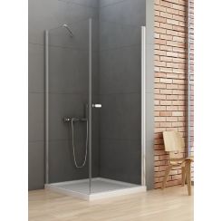New Trendy New Soleo cabină de duș 120x70 cm dreptunghiular crom luciu/sticlă transparentă D-0139A/D-0151B