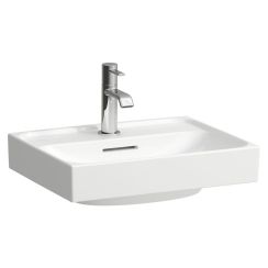 Laufen Meda lavoar 45x35 cm dreptunghiular clasică-mobilier alb H8151117571091