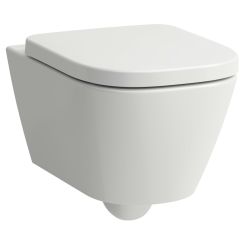 Laufen Meda vas wc agăţat fără margine cu spălare turbionară alb lucios H8201104000001