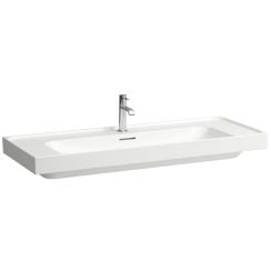 Laufen Meda lavoar 120x46 cm dreptunghiular clasică-mobilier alb luciu H8141114001091