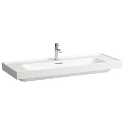 Laufen Meda lavoar 120x46 cm dreptunghiular clasică-mobilier alb luciu H8141114001041