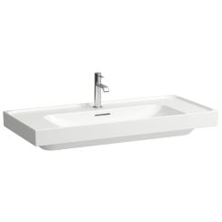 Laufen Meda lavoar 100x46 cm dreptunghiular clasică-mobilier alb luciu H8101194001091