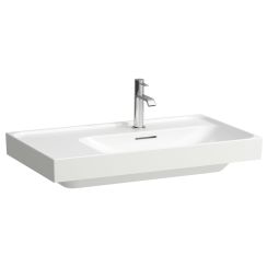 Laufen Meda lavoar 80x46 cm dreptunghiular clasică-mobilier alb luciu H8171154001041
