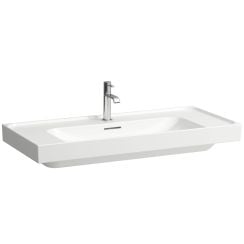 Laufen Meda lavoar 100x46 cm dreptunghiular clasică alb luciu H8161190001041