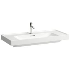 Laufen Meda lavoar 100x46 cm dreptunghiular clasică-mobilier alb luciu H8101190001041