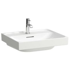 Laufen Meda lavoar 55x46 cm dreptunghiular clasică-mobilier alb luciu H8101120001041