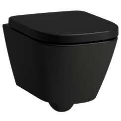 Laufen Meda vas wc agăţat cu spălare turbionară negru mat H8201137160001