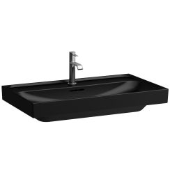 Laufen Meda lavoar 80x46 cm dreptunghiular clasică-mobilier negru mat H8101177161041