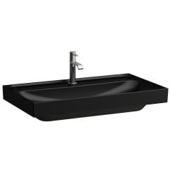Laufen Meda lavoar 80x46 cm dreptunghiular clasică-mobilier negru mat H8101177161091