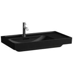 Laufen Meda lavoar 80x46 cm dreptunghiular clasică-mobilier negru mat H8171167161091