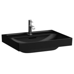 Laufen Meda lavoar 60x46 cm dreptunghiular clasică negru mat H8161137161041