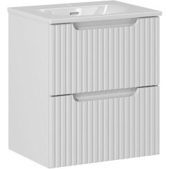 Set dulap Comad Nova White NOVA WHITE 82-50-2S, lavoar Comad SKY 3 SKY 3 50CM DP (E-8099-3-50)