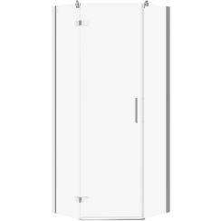 Cersanit City cabină de duș 80x80 cm crom luciu/sticlă transparentă S584-076