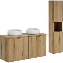 Set dulap Comad Nova Oak NOVA OAK A 80-03-2D(W80-01A), dulap Comad Nova Oak NOVA OAK A 82-60-2D, UN-WIKI-SW, NOVA OAK A 89-120
