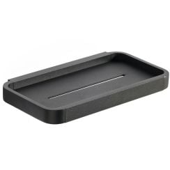 Zone Denmark Rim raft de baie 22 cm negru 14635