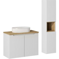 Set dulap Comad Nova White NOVA WHITE 82-80-2D, dulap Comad Nova White NOVA WHITE 80-03-2D, BEYOND 5 WHITE ( E-6564 ), NOVA OAK A 83-27-Q(W83-04A), NOVA OAK A 89-80